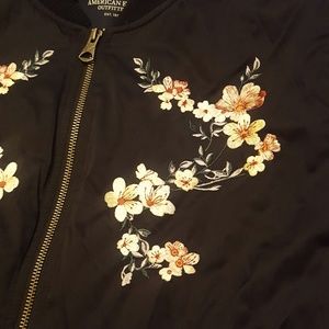 Embroidered Bomber Jacket
